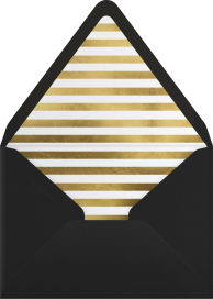 Gold Foil Thank You Card Envelope