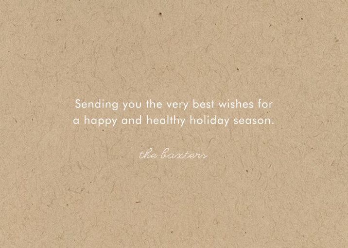 Mittens - Greeting Card by Paper Source - Back