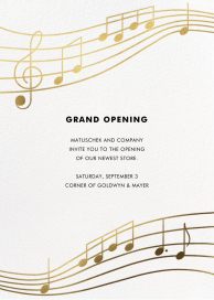 Glissando - Launch Party Invitation by Paperless Post
