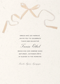 Pink Tie Affair - Bris/Baby Naming Invitation by Paperless Post