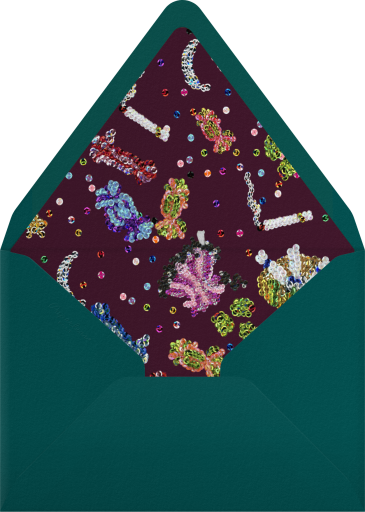 Sequin Delights - Tara Roma Gill Envelope