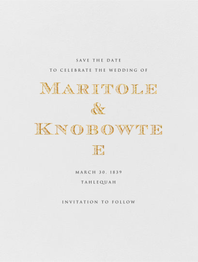 Burano (Save The Date) by Crane & Co.