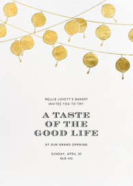 Golden String Lanterns - Launch Party Invitation by Paperless Post