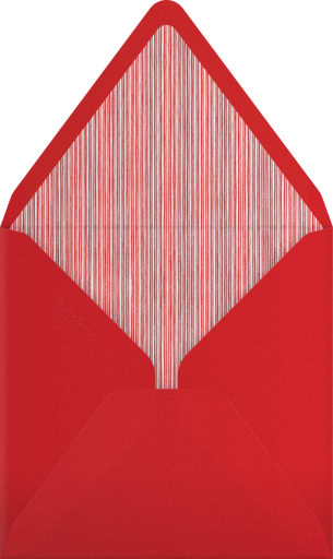 Candy Cane - Paperless Post Envelope