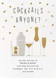 A Cocktail Party - Cocktail Party Invitation by Crate & Barrel