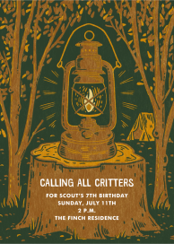 Camp Stories - Birthday Invitation by Paperless Post