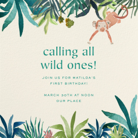 Watercolor Monkey by Jungalow