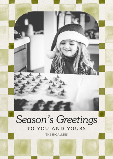 Organic Check Photo - Holiday Card by Paperless Post