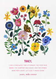 Les Coquelicots - Thank You Card by Nathalie Lété