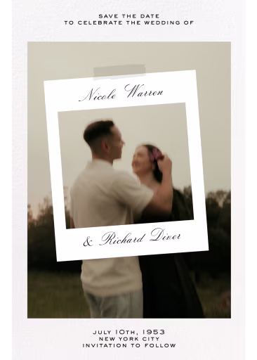 Forever on Film - Save the Date by Paperless Post