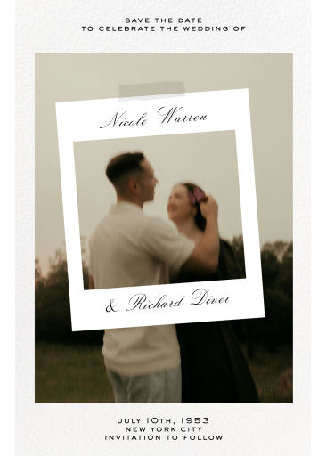 Forever on Film - Save the Date by Paperless Post