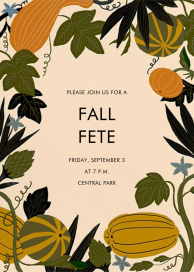 Autumn Garden - Fall Party Invitation by Hello!Lucky