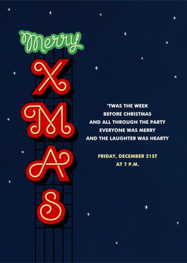 Xmas on the Strip - Invitation by Paperless Post