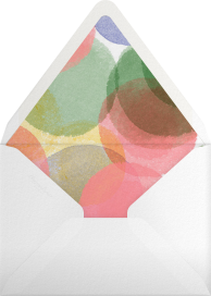 Birthday Watercolor - Crate & Barrel Envelope