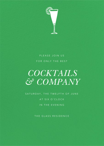 Emerald - Party Invitation by Paperless Post