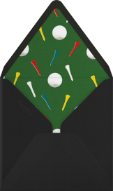 Golf Ball - Paperless Post Envelope