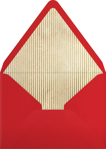 Jingle Mingle Holiday Invitation Envelope