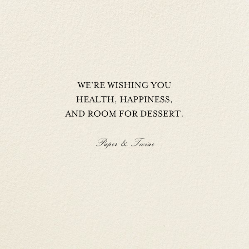 Happy Thanksgiving Script - Thanksgiving Card by Bernard Maisner - Back