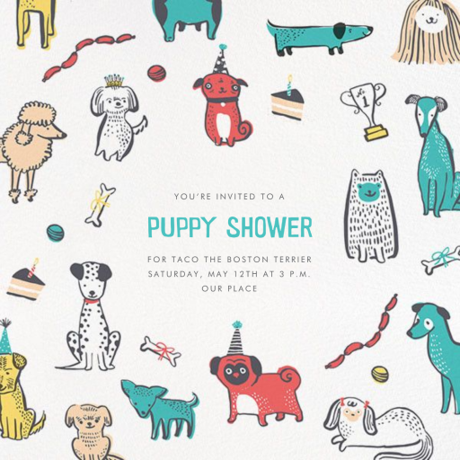 Woof Woof - Celebration Invitation by Hello!Lucky