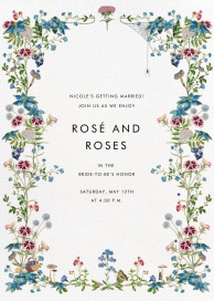 Blueberry Bramble - Bridal Shower Invitation by Stephanie Fishwick