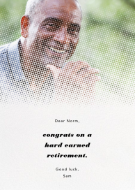 Halftone - Business Greeting Card by Paperless Post