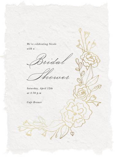 Papier D'armenie - Bridal Shower Invitation by Paperless Post