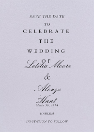 Specimen - Save the Date by Paperless Post