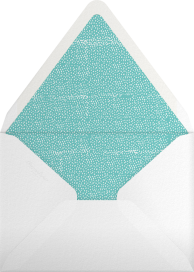 Red Stripe Border Invitation Envelope