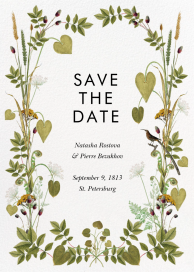Love Leaves - Save the Date by Stephanie Fishwick