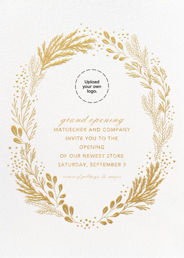 Winter Garden I - Invitation by Paperless Post