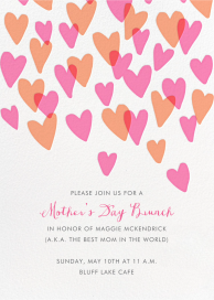 Hearts a Flutter - Mother's Day Invitation by Hello!Lucky