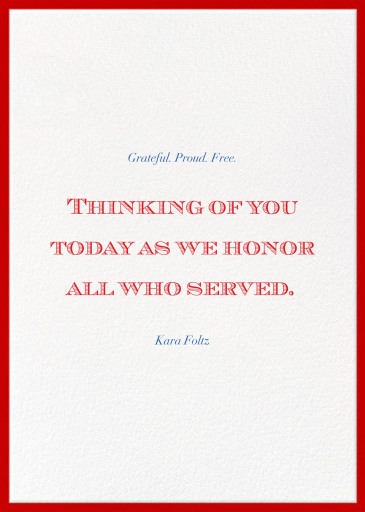 Stars-Spangled Banner by Paperless Post - Back