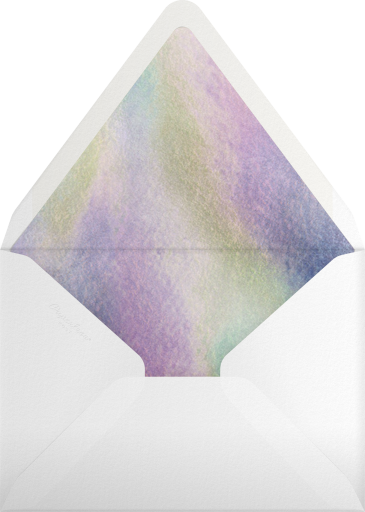Photo Sparkle Princess Invitation Envelope