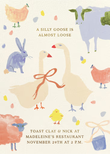 Farm Friends - Baby Shower Invitation by Phthalo Ruth