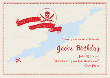 Watch Out For The Crocs - Birthday Invitation by Mr. Boddington's Studio