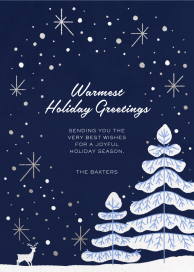 Snow Cap - Business Holiday Card by Paperless Post