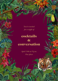 Le Tigre - Summer Party Invitation by Nathalie Lété