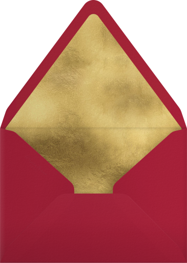 Photo Collage Winter Holiday Card Envelope