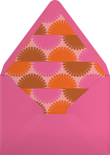 Retro 2027 New Year Holiday Card Envelope