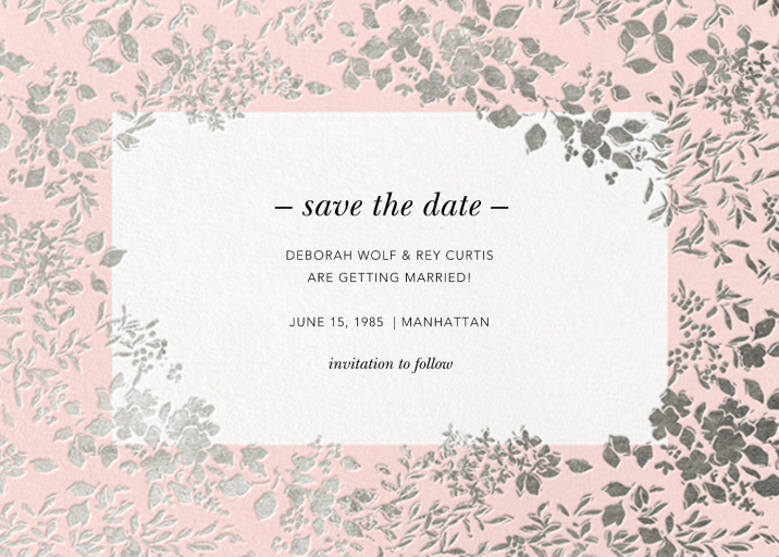 Richmond Park (Save the Date) - Save the Date by Oscar de la Renta