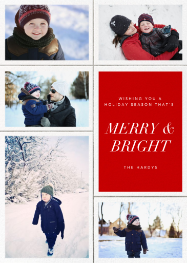 Quint - Holiday Card by Paperless Post