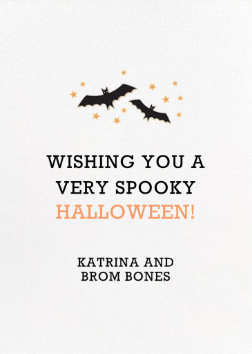 Psychedelic Skull - Greeting Card by Hello!Lucky - Back