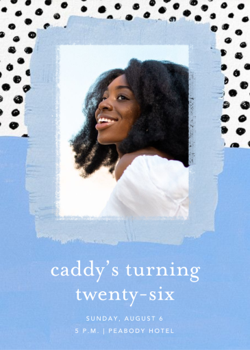 Dotscape - Birthday Invitation by Ashley G