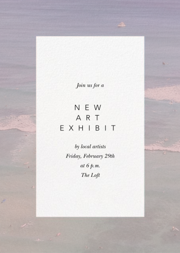 Density - Art Exhibition Invitation by Paperless Post