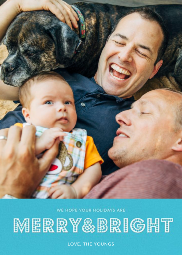 Merry Marquee - Holiday Card by Jonathan Adler