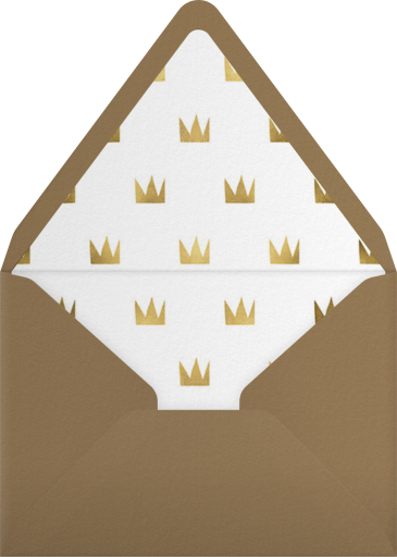 Gold Crown - Paperless Post Envelope