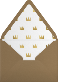 Gold Crown - Paperless Post Envelope