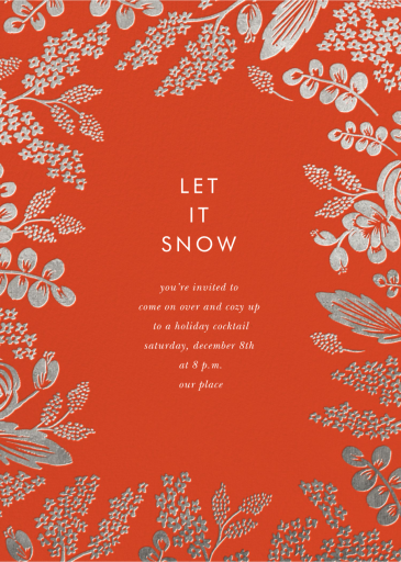 Heather and Lace - Corporate Holiday Party Invitation by Rifle Paper Co.