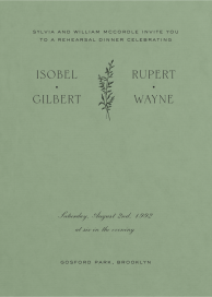 Keen (Tall) - Rehearsal Dinner Invitation by Paperless Post