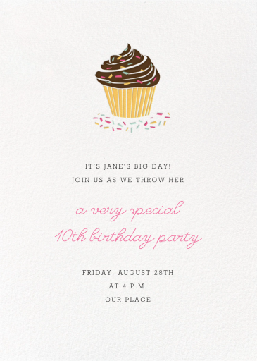 Sprinkles and Icing by Paperless Post